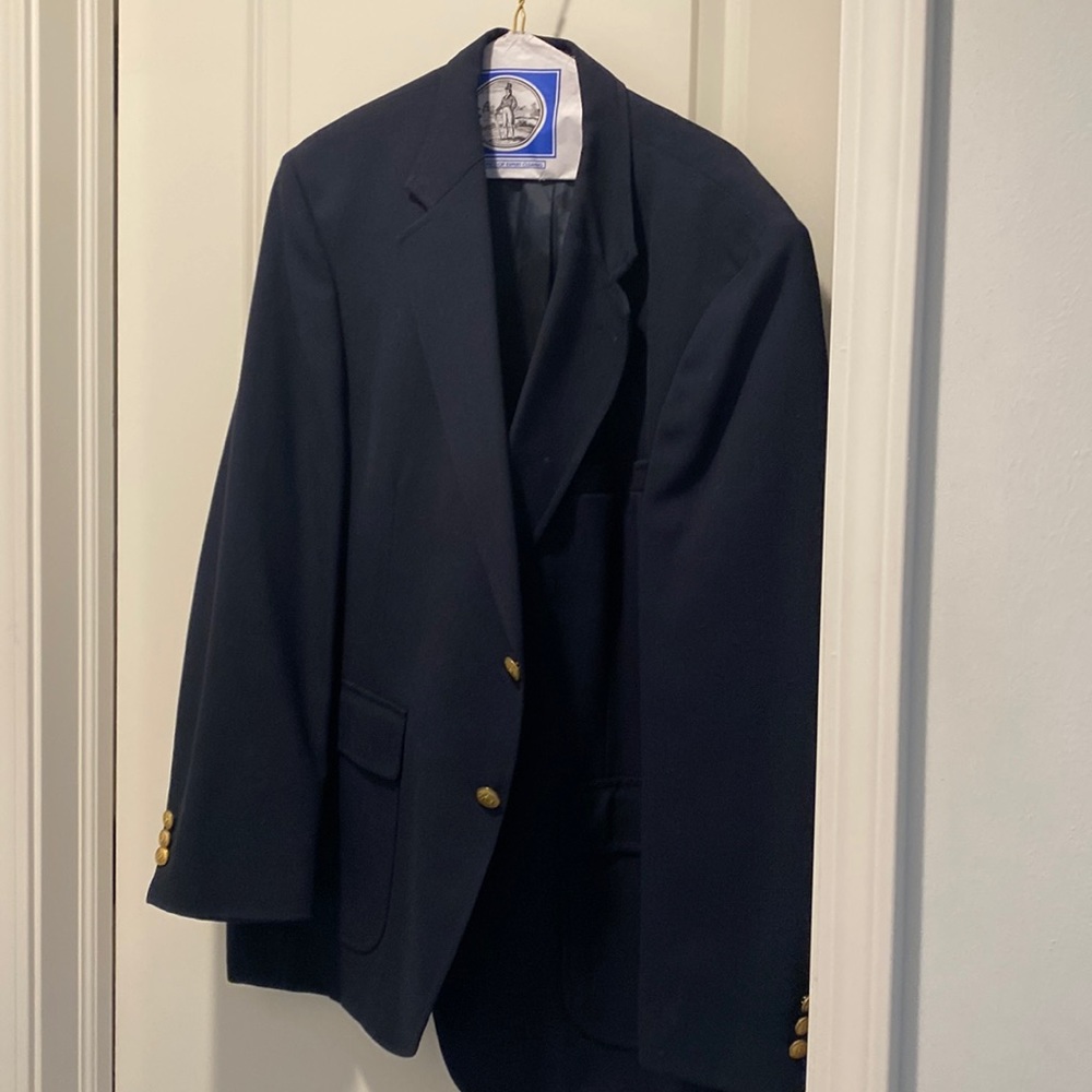 Navy Blue Suit Jacket